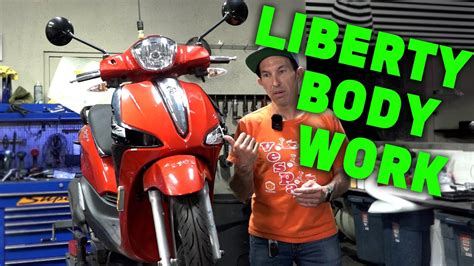 How To Remove Install Body Work On Piaggio Liberty Scooters Youtube