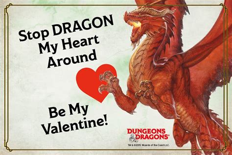 D D Valentines Dungeons Dragons Nerdy Valentines Dungeons And