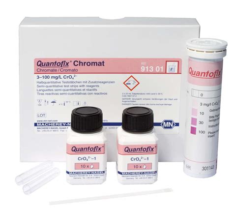 Semi Quantitative Test Strips Quantofix Chromate Mn Macherey Nagel