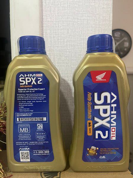 Jual Oli Motor Matic AHM Oil SPX 2 0 8L 800ml Di Lapak Joa Store