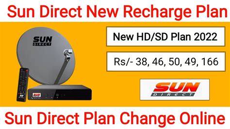 Sun Direct Recharge Plans Offer Sun Direct Monthly Recharge Plans