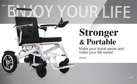 Amazon WISGING Folding Electric Wheelchair Super Ultra