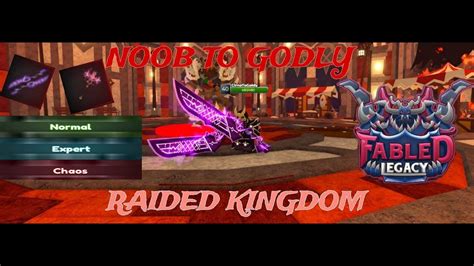 Fabled Legacy Noob To Godly But Maxing Set In Every Mode Raided