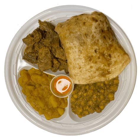 Curried Chicken With Bone Wrap D’caribbean Curry Spot Cuisine Taste From Trini