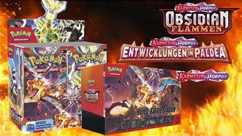 Obsidian Flammen Booster Display Build Battle Kits Pokemon TCG