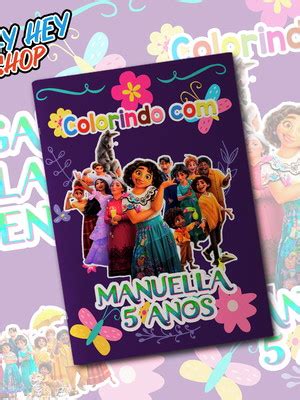 Livrinho De Colorir Encanto Disney Compre Produtos Personalizados No Elo7