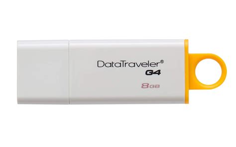 Kingston Digital 8GB Data Traveler 3 0 USB Flash Drive Yellow DTIG4