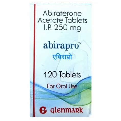 Abiraterone Acetate Tablets IP 250 Mg Packaging Size 120 Tablets