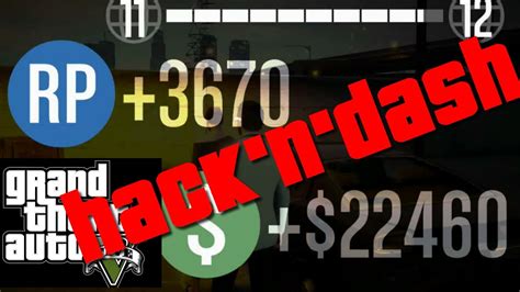 Hack N Dash Argent Rp Dans Mission Tres Rentable Sur Gta Online