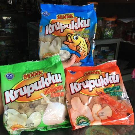 Jual Krupukku Senna Kerupuk Gram Krupuk Mentah Ikan Bawang Udang