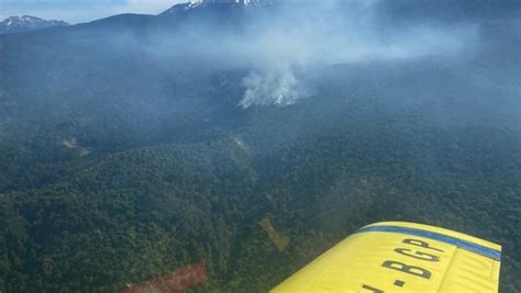 Avanza El Incendio Forestal En El Parque Nacional Los Alerces Y Ya