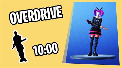 New Fortnite Overdrive Dance 10 Minutes With Countdown Fortnite