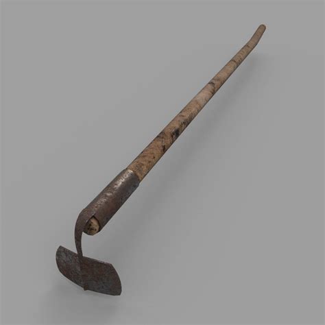 Pack Of 6 Medieval Farm Rakes And Hoe 3d Model By Leon017