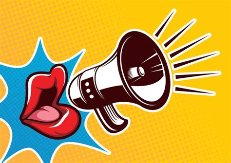 Megaphone Illustration 225563 Vector Art at Vecteezy