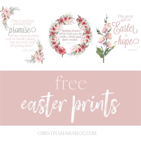 Free Easter Quotes And Spring Printables Christina Maria Blog