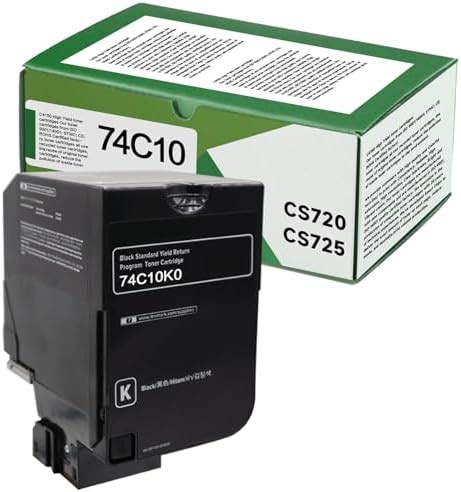 Amazon 74C10K0 Black Remanufactured 3000 Pages Toner Cartridge