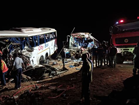 Bus Collision Leaves Dead Dozens Injured Near Beitbridge Town The