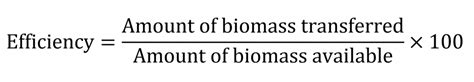 Calculating The Efficiency Of Biomass Transfer Gcse Biology Revision