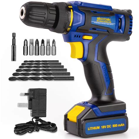 Buy Skotek Sk Vd V To V Cordless Drill Driver Electric Screwdriver