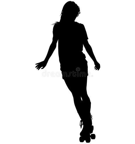 Roller Derby Silhouette Stock Illustrations 124 Roller Derby