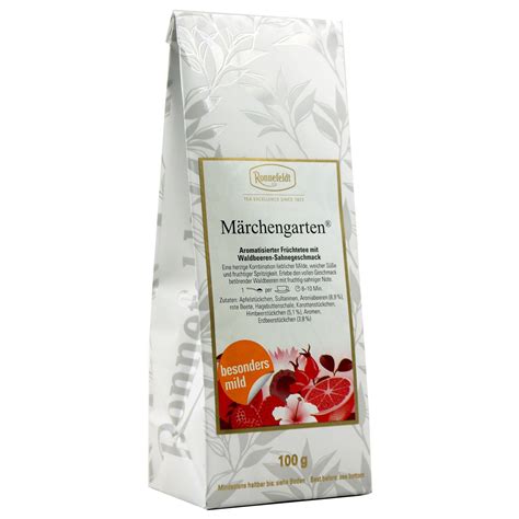 Märchengarten Aromatisierter Früchtetee Ronnefeldt 100g Gourmetage