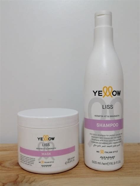 Kit Shampoo Mascara Liss Keratin Yellow Anti Frizz Liso Env O Gratis