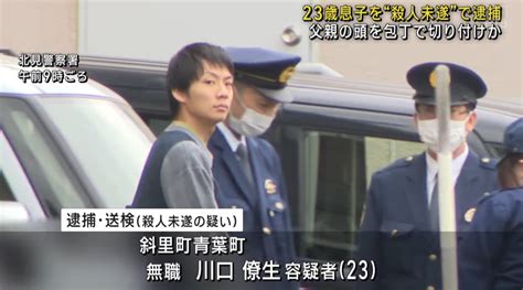 「パパを切りつけました」 殺人未遂で無職23歳男を逮捕 News Everyday