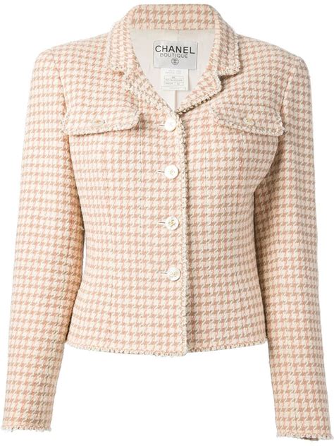 Chanel Vintage Tweed Jacket - Farfetch