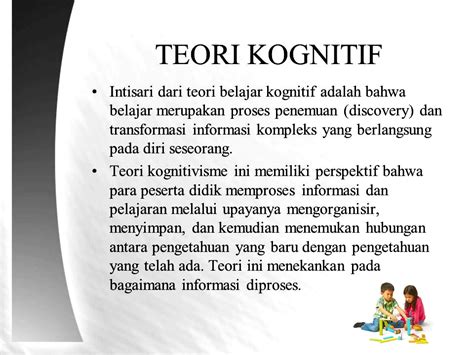 Teori Belajar Kognitif Pdf Riset