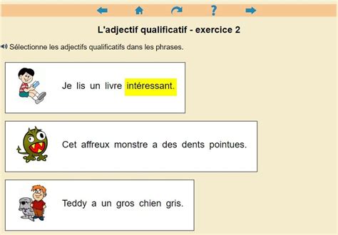 Sentiment Par Terre Tablissement Exercices Adjectifs Qualificatifs Ce