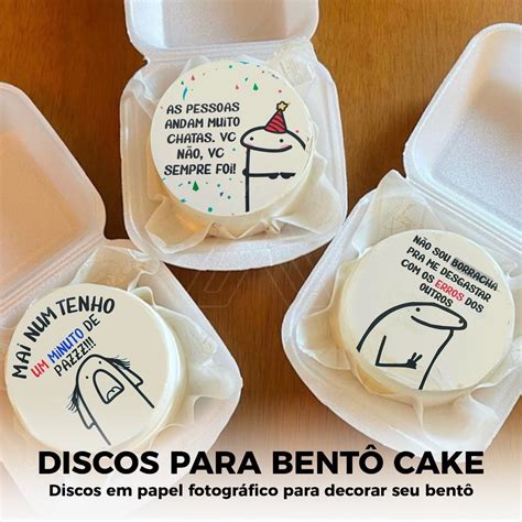 ARQUIVO CORTE DISCOS BENTÔ CAKES FLORK 100 MODELOS Elo7