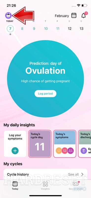 How To Display Cycle Sequence In Flo Ovulation Period Tracker