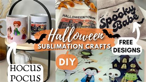 Halloween Diy Sublimation Craft Ideas Hocus Pocus Halloweentown