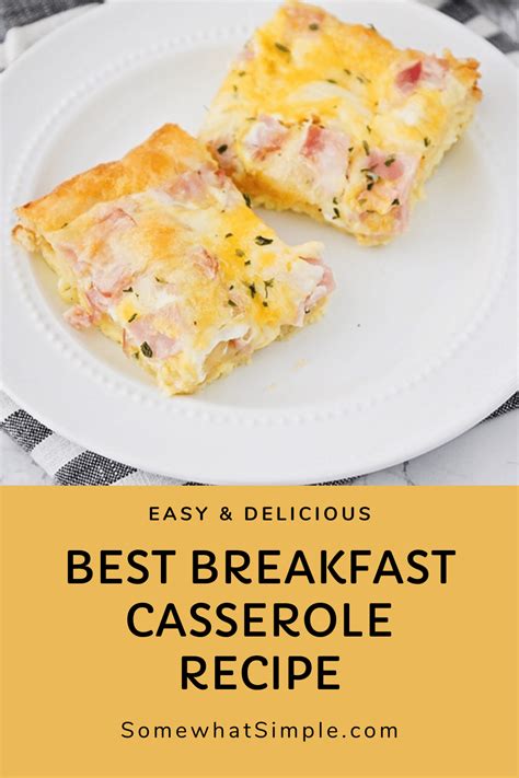 Croissant Breakfast Egg Casserole Somewhat Simple