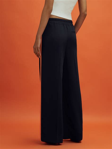 Mclaren F1 Side Stripe Drawstring Trousers In Navy Papaya Reiss