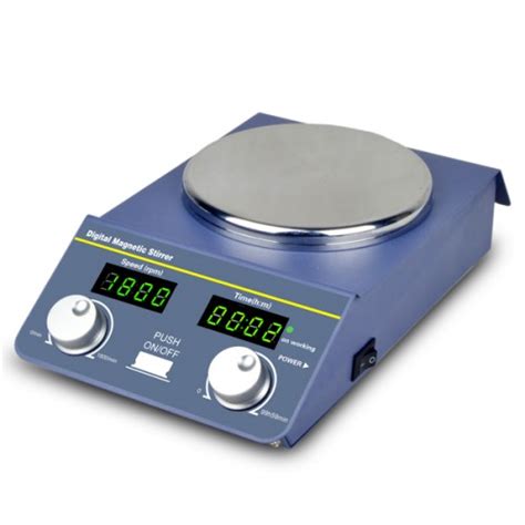 Digital Magnetic Stirrer with LCD Display and Timer | BT Lab Systems