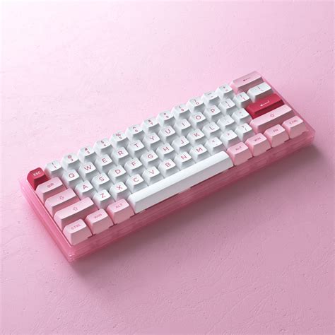 Bàn phím cơ AKKO ACR61 Pink Hotswap RGB AKKO CS Jelly Pink sw