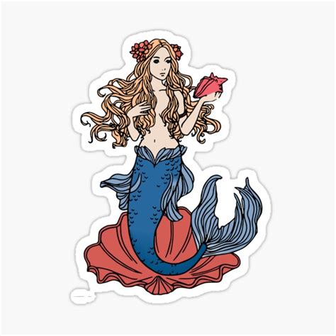 Siren Sticker For Sale By Rebeccarapp Redbubble