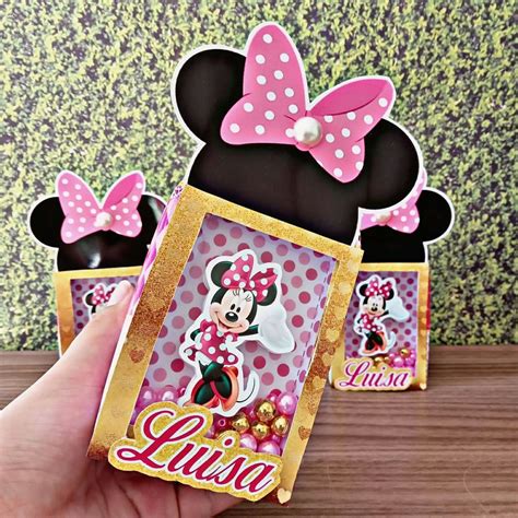 Lembrancinha Minnie Rosa Luxo 20 Peças Elo7