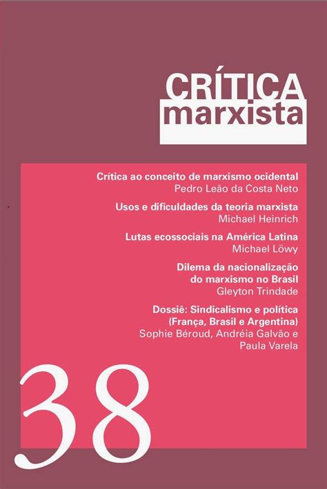 Educadores Revista Crítica Marxista Nº 38 Download Gratuito