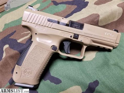 ARMSLIST For Sale Canik TP9SF Desert Tan With Warren Sights 9mm