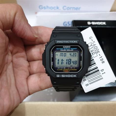 Casio G Shock Tough Solar G5600eg 5600e 1g 5600e 1dr 100 Original Lazada