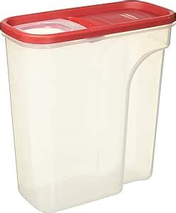 Rubbermaid Home Cereal Keeper Clear Red Gal Amazon