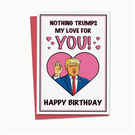 Amazon Trump Birthday Card Funny Birthday Cards Trump Love