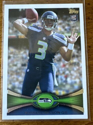 Russell Wilson Rookie Stands Visible 2012 Topps Football 165 Seahawks