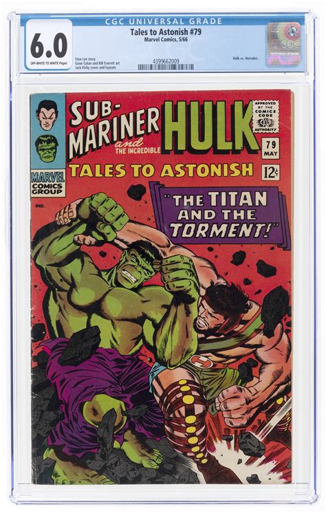 Hake S Tales To Astonish May Cgc Fine Incredible Hulk