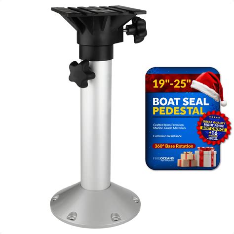 Boat Seat Pedestals, Adjustable from 19" to 25" - FO4476