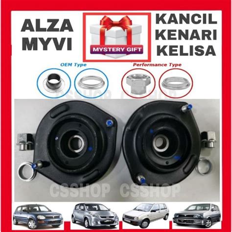 PERODUA ALZA MYVI VIVA KENARI KELISA KANCIL ABSORBER MOUNTING WITH