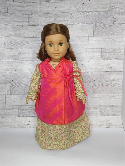 Regency Dress Fits 18 Inch Dolls Historical Clothing Doll Dress