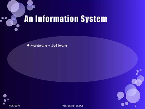 The Components Of An Information System Ppt